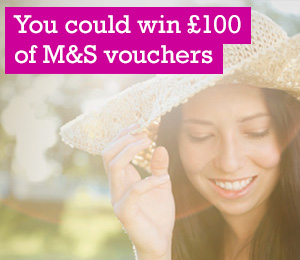 You could win £100 of M&S vouchers